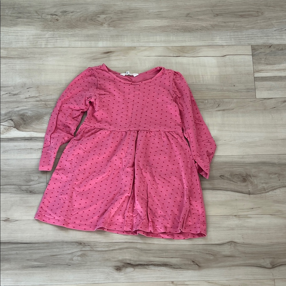 Pink Polka Dot Kids Dress